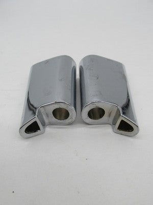 Pair Harley Davidson Genuine Chrome Turn Signal Standoffs Mounts Brack