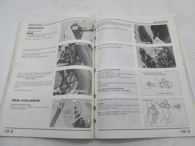Honda Official Factory 1985 CR250R Service Shop Manual Book