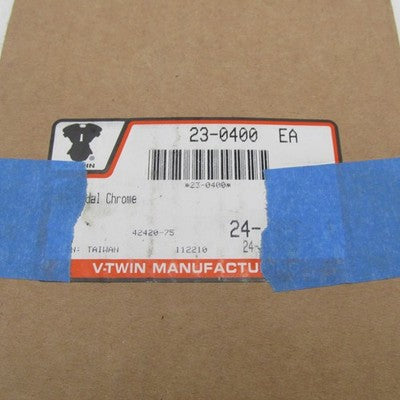 V-Twin OEM Chrome Brake Pedal for Harley Davidson XL 1975-1976 23-0400