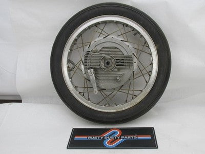 Benelli Dual Front Race Drum Wheel w/ Borrani WM2 3.5x18" Rim Record R
