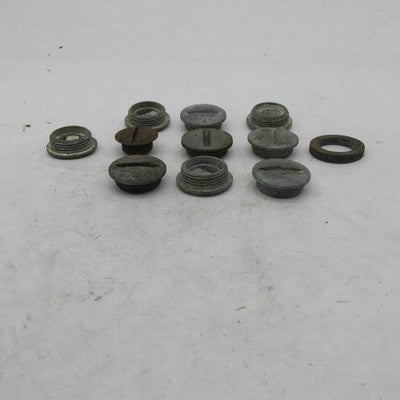 Lot of 10 Triumph BSA Engine Case Inspection Gearbox Plugs 60-70 57-21