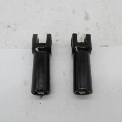 Pair of Harley Davidson Genuine BLK Footpeg Mount Clevises Extenders w