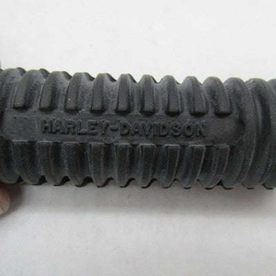 Pair of Harley Davidson OEM Black Rear Passenger Folding Footpegs Kit
