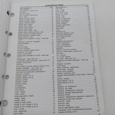 Harley Davidson Official Factory 2013 FLTRXSE2 Model Parts Catalog 994