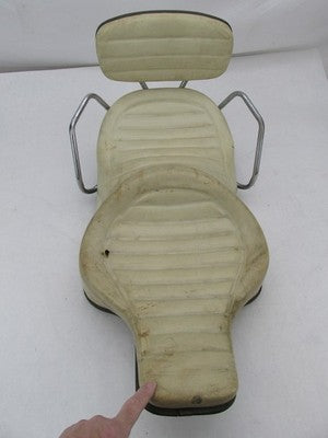 Harley Davidson 1977-82 Shovelhead Cream Comfort Flex Buddy Seat 52516