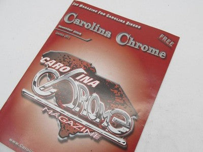 Carolina Chrome 2008 Harley Davidson Chopper Motorcycle Magazine Parts
