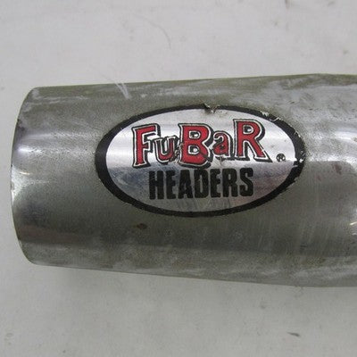Harley Vintage Paughco FuBaR Rear Exhaust Drag Pipe Chrome Chopper Bob