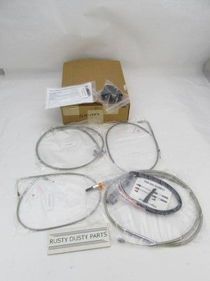 LA Choppers NOS Harley Dyna 12-15 FXDB Handlebar Cable Kit LA-8210KT2B