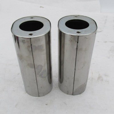 Pair Harley Davidson OEM Stock Chrome Fork Slider Covers FLHT 1986-201