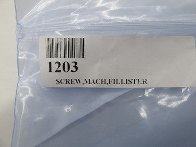 Lot of 24 Harley-Davidson Genuine NOS Chrome Head Fillister Screws 120