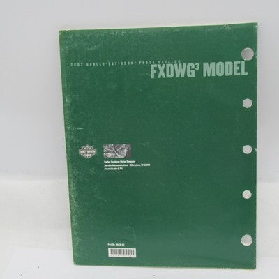 Harley-Davidson Official Factory 2002 FXDWG3 Model Parts Catalog 99430