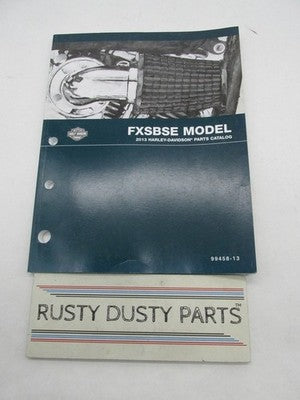 Harley Davidson Official Factory 2013 FXSBSE Models Parts Catalog 9945