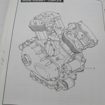 Harley-Davidson Official Factory 2005 VRSC Models Parts Catalog 99457-