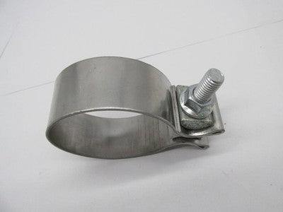 Totalflow Motorcycle Single Bolt Exhaust Muffler Clamp Band 2.5" 2-1/2