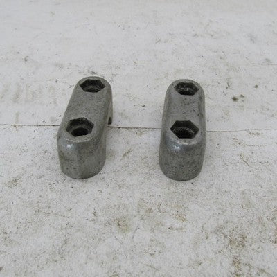 Pair of Vintage Triumph BSA Front Fork Leg Axle End Caps