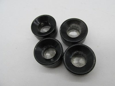 Lot of 4 Harley Davidson Genuine 1/2" 0.5" Black  Bolt Covers