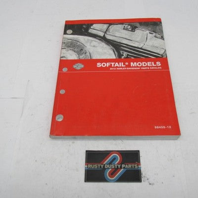 Harley Davidson Official Factory 2012 Softail Models Parts Catalog 994