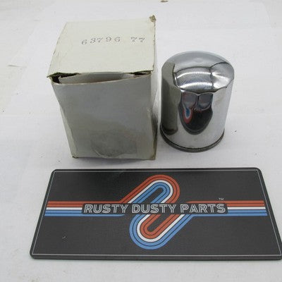 Chrome Oil Filter Cover Harley-Davidson Aftermarket 1977-1999 63796-77