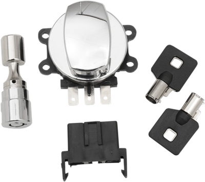 Drag Specialties Side Hinge Ignition Switches Chrome Ignition Swift w/