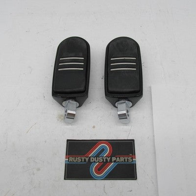 Harley Davidson OEM Chrome Passenger Highway Foot Pegs Set  Touring St