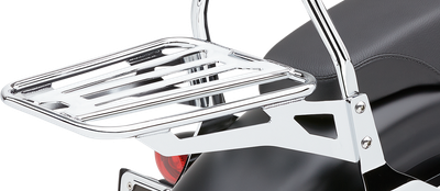 Cobra Tube-Style Luggage Rack For Cobra Sissy Bars Chrome 602-3502