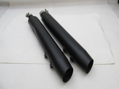 Harley-Davidson Genuine Stock Black Exhaust Mufflers 64900765B  64900766A