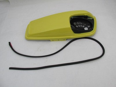 Harley Davidson Genuine NOS NIB RH Saddlebag Speaker Lid Kit Yellow 9
