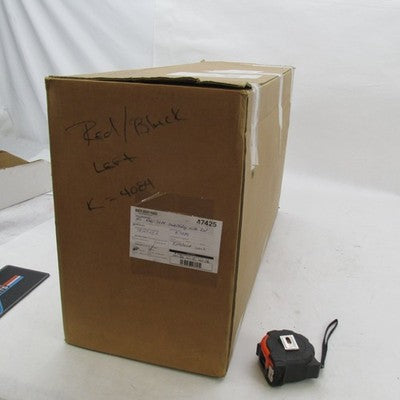 Harley OEM  2010 FLHR Road King Left Saddlebag Scarlet Red Black 90899