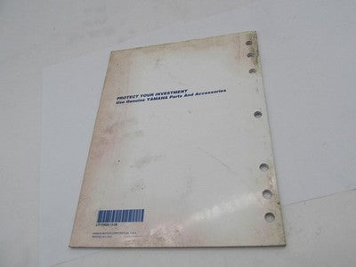 Yamaha Official Factory PW80M1 Owners Service Manual LIT-11626-13-26