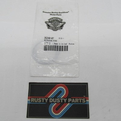 Lot of 3 Harley Davidson Genuine NOS Retaining Rings 35240-07