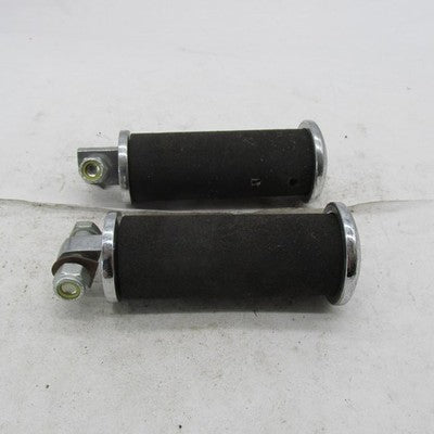 Pair of Harley Chrome and Foam Comfort Cushion Buddy Footpegs