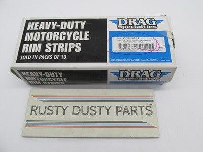Lot of 9 Drag Specialties 16" X 3.1" Wheel Rim Strips with Center Hole