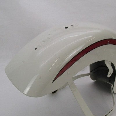 Harley OEM 97 Heritage Springer FLSTS Front Fender Birch White w/ Red