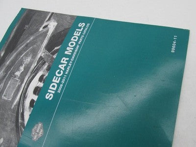 Harley-Davidson official Factory 2011 Sidecar Models Parts Catalog 996