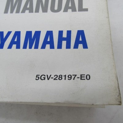 Yamaha YZF-R6L, YZF-R6CL Service Manual Guide LIT-11616-12-62 5GV-2819