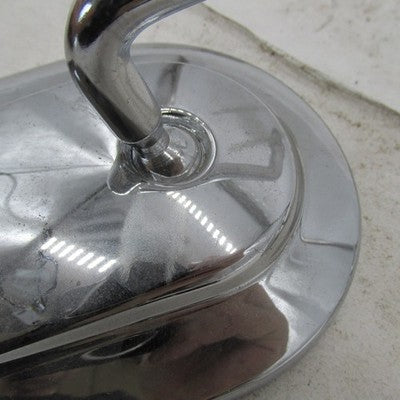 Pair of Harley OEM Chrome Short-Stem Tapered Mirrors 91845-03B 91840-0