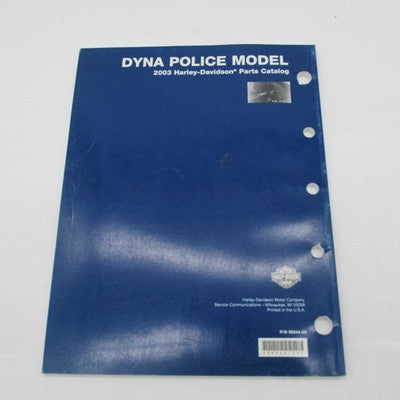 Harley-Davidson OEM 2003 Dyna Police Model Parts Catalog 99544-03