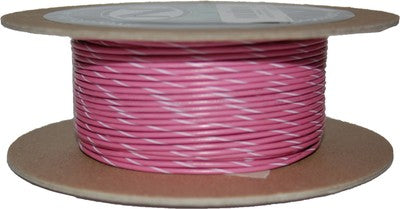 Namz #18G Primary Wire 100' Pink/White NWR-109-100
