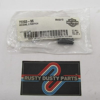 Lot of 4 Harley-Davidson Genuine OEM NOS 2-Position Wire Housing 72203