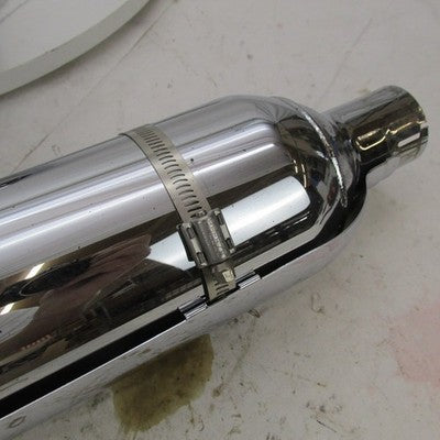 Harley Davidson OEM Pair of CVO Chrome Exhaust Mufflers 65594-11 (R) 6