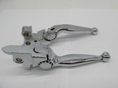 PSI NOS Harley Journey Adjustable Lever Set, Chrome 0610-1716 | 12-006
