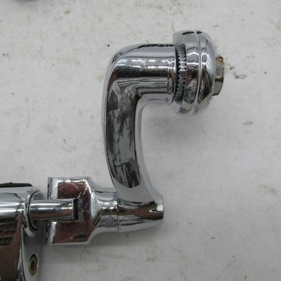 Pair of Kuryakyn Longhorn Offset Dually Highway Pegs w/ 1.5" Clamps 45
