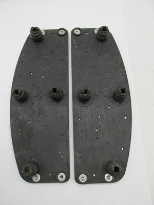 Pair of Harley Genuine Diamond Plate Pattern Rider Floorboard Pads Ins