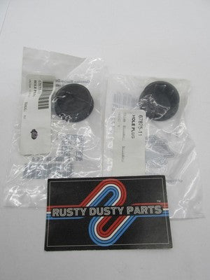 LOT of 2 Harley-Davidson Genuine OEM NOS Hole Plug, Fork Bolt Cover Ca
