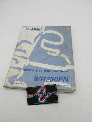 Yamaha Official Factory WR250FN Owner's Service Manual Book LIT-11626-