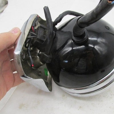 Harley OEM Vintage 75-84 XL FX FXR Black 5-3/4" Headlight Assembly 677