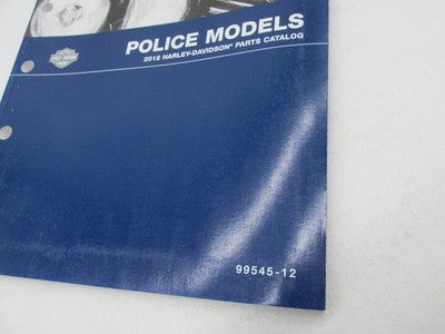 Harley-Davidson Official Factory 2012 Police Models Parts Catalog 9954
