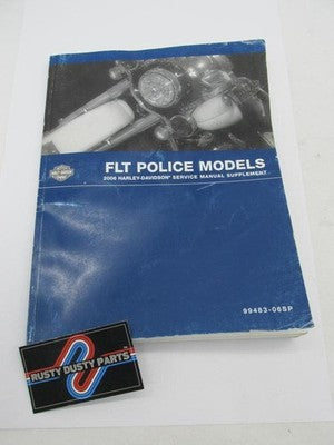 Harley Davidson Factory 2006 FLT Police Service Manual Supplement 9948
