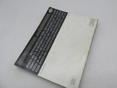 Harley Davidson 2001 Genuine Motor Parts and Accessories Catalog Book