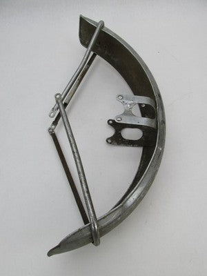 Vintage 4" Wide Front Fender with Supports